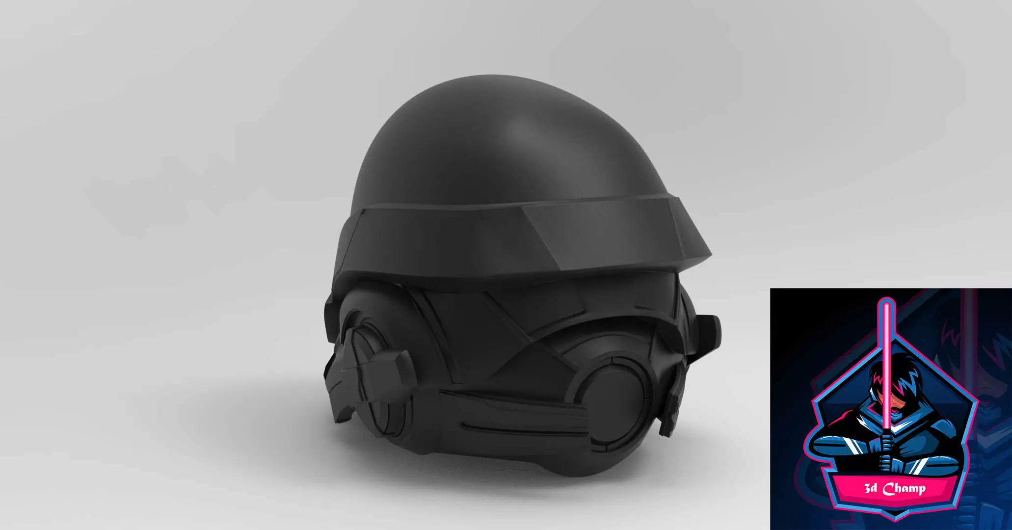 Mass Effect Ryder helmet ready to 3d printing 3D model_0