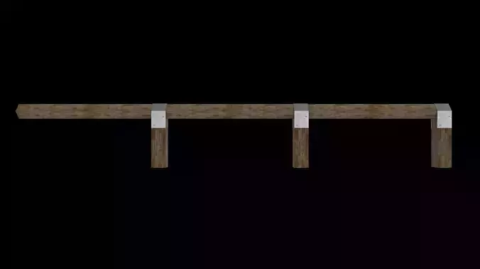 Small Wood Fence Barrier