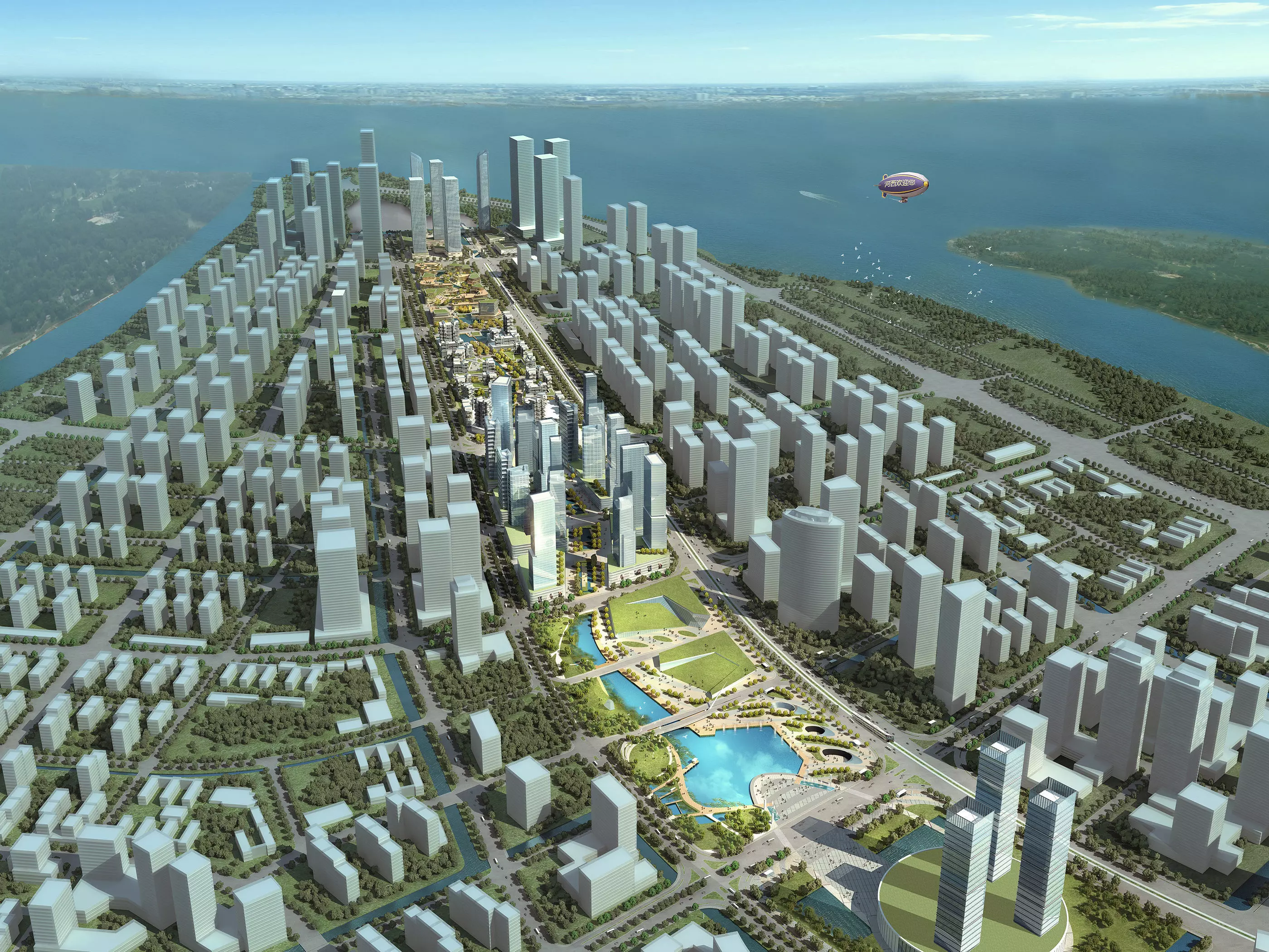 3Dmax fashion city commercial square building 264 3D model