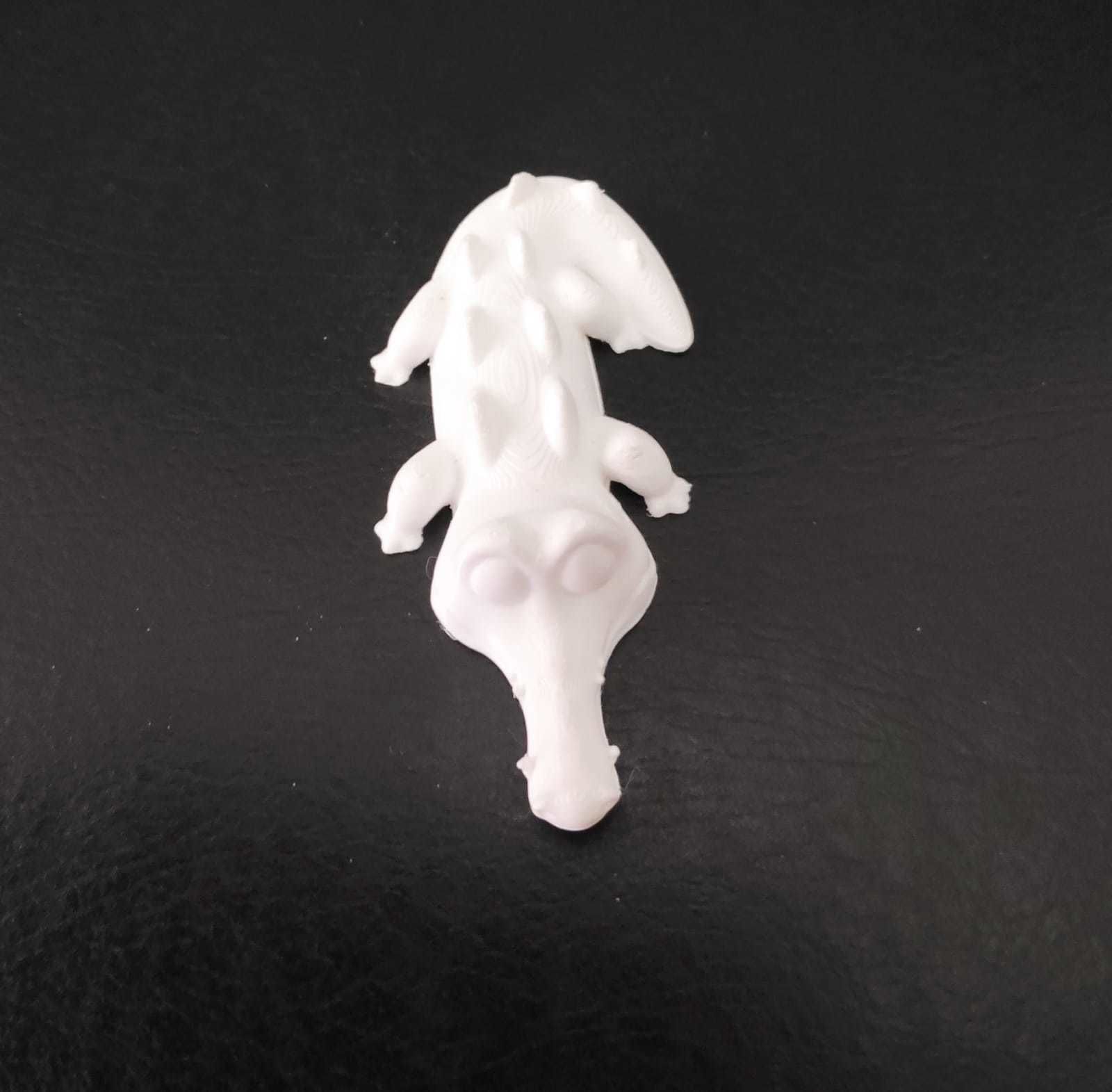 Cartoon Alligator 3D print model_17