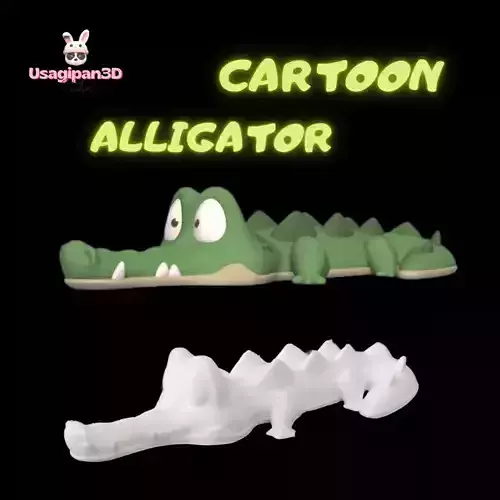 Cartoon Alligator