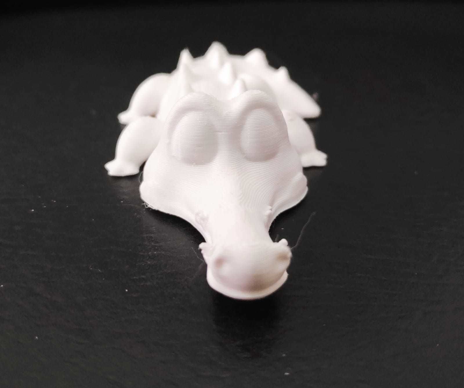 Cartoon Alligator 3D print model_15