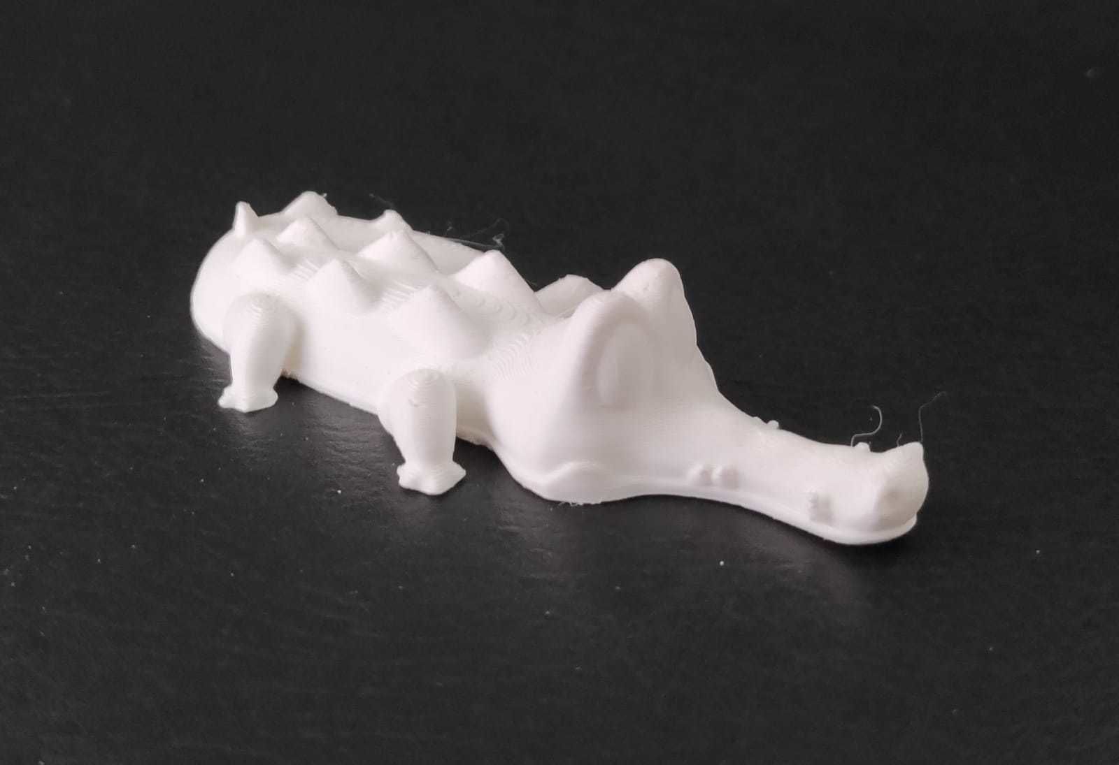 Cartoon Alligator 3D print model_14