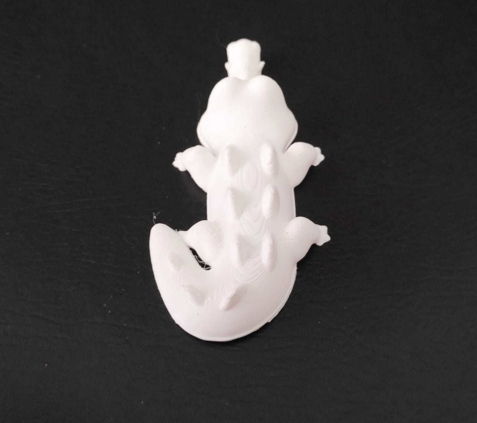 Cartoon Alligator 3D print model_11