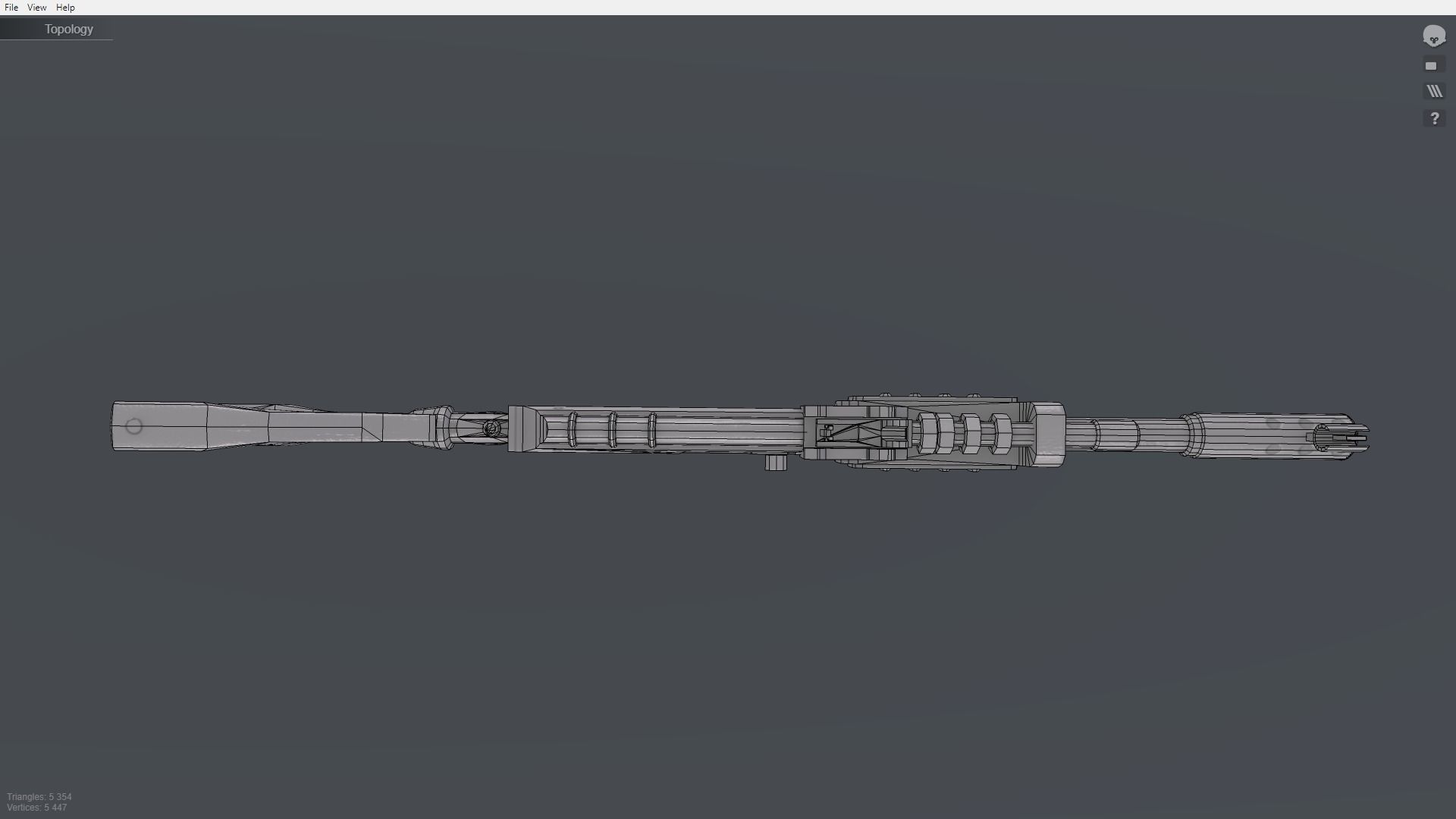 Rust Kalash Low-poly 3D model_32