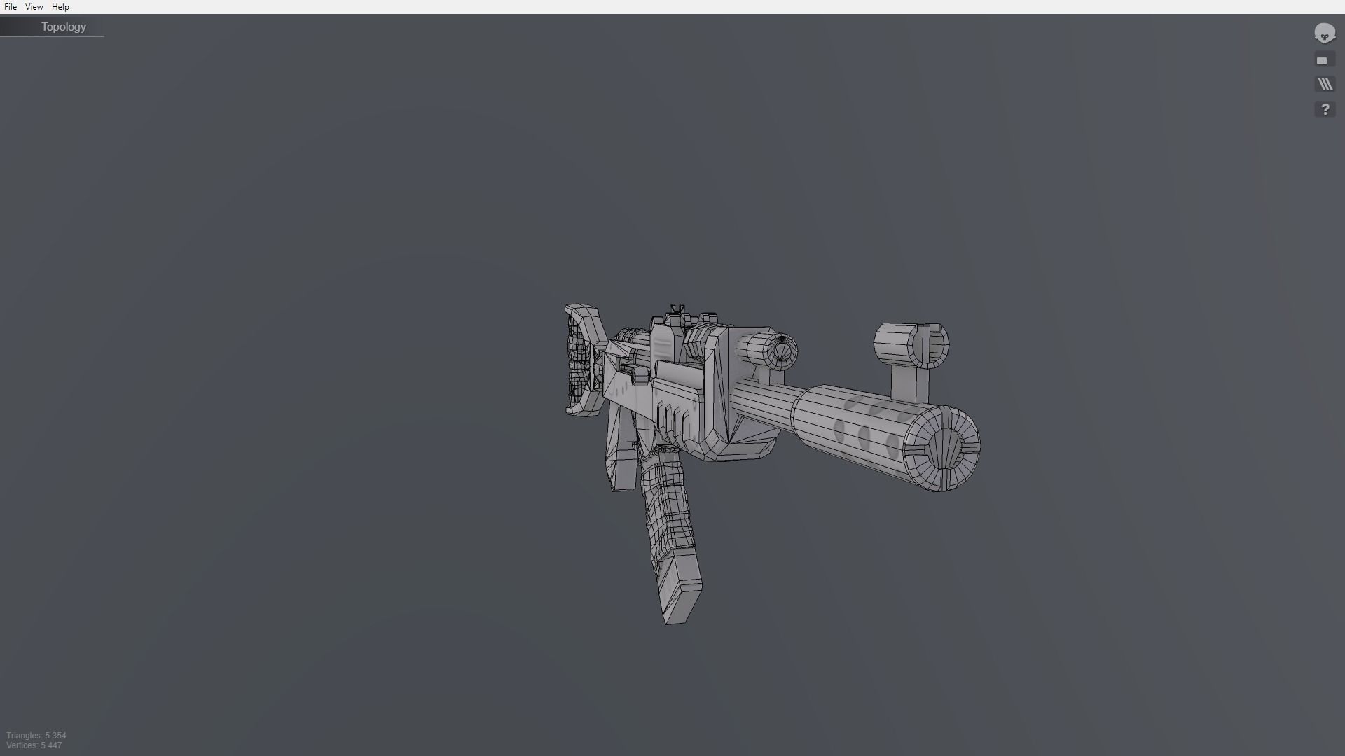 Rust Kalash Low-poly 3D model_21