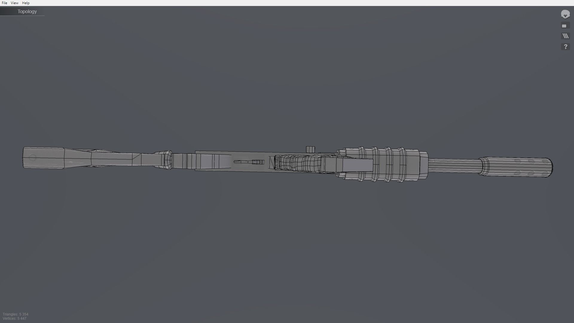 Rust Kalash Low-poly 3D model_33