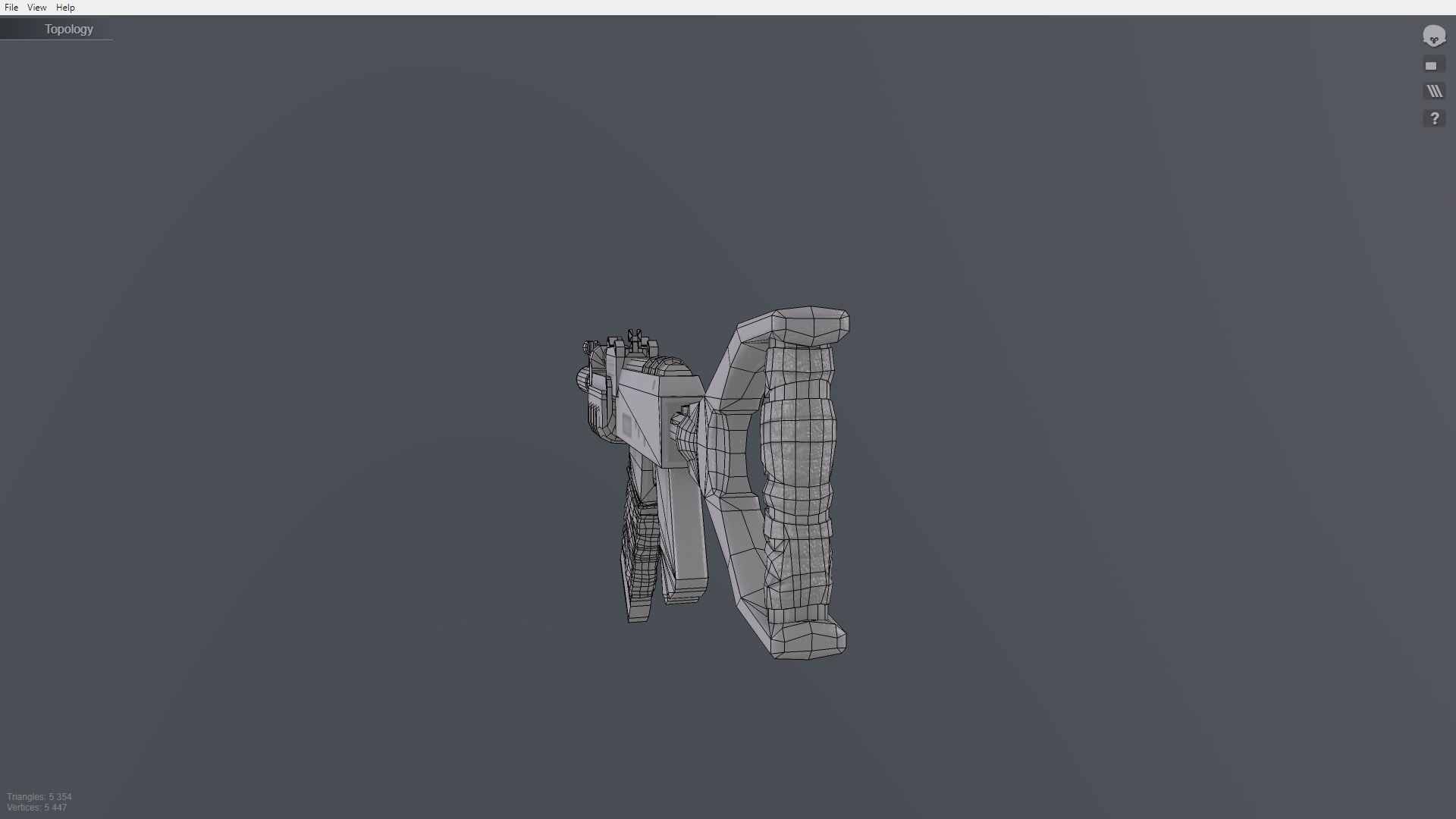 Rust Kalash Low-poly 3D model_30