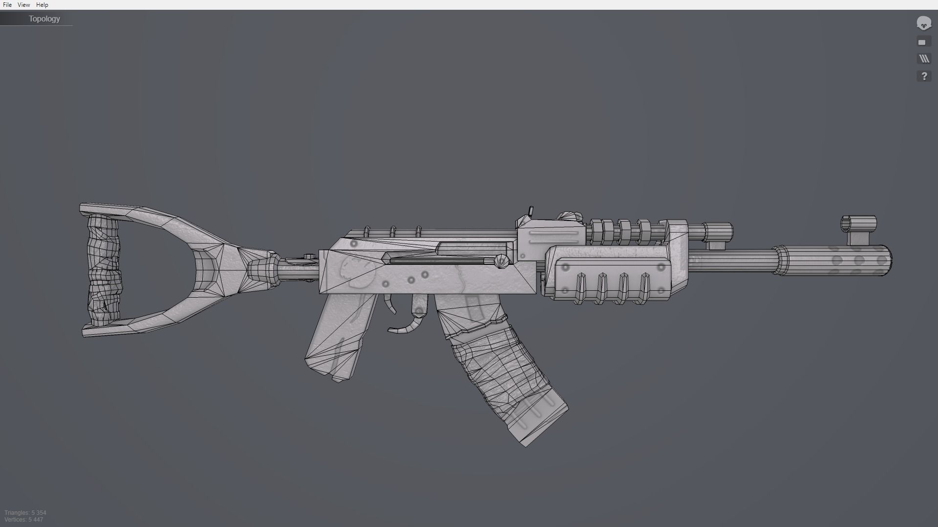 Rust Kalash Low-poly 3D model_18