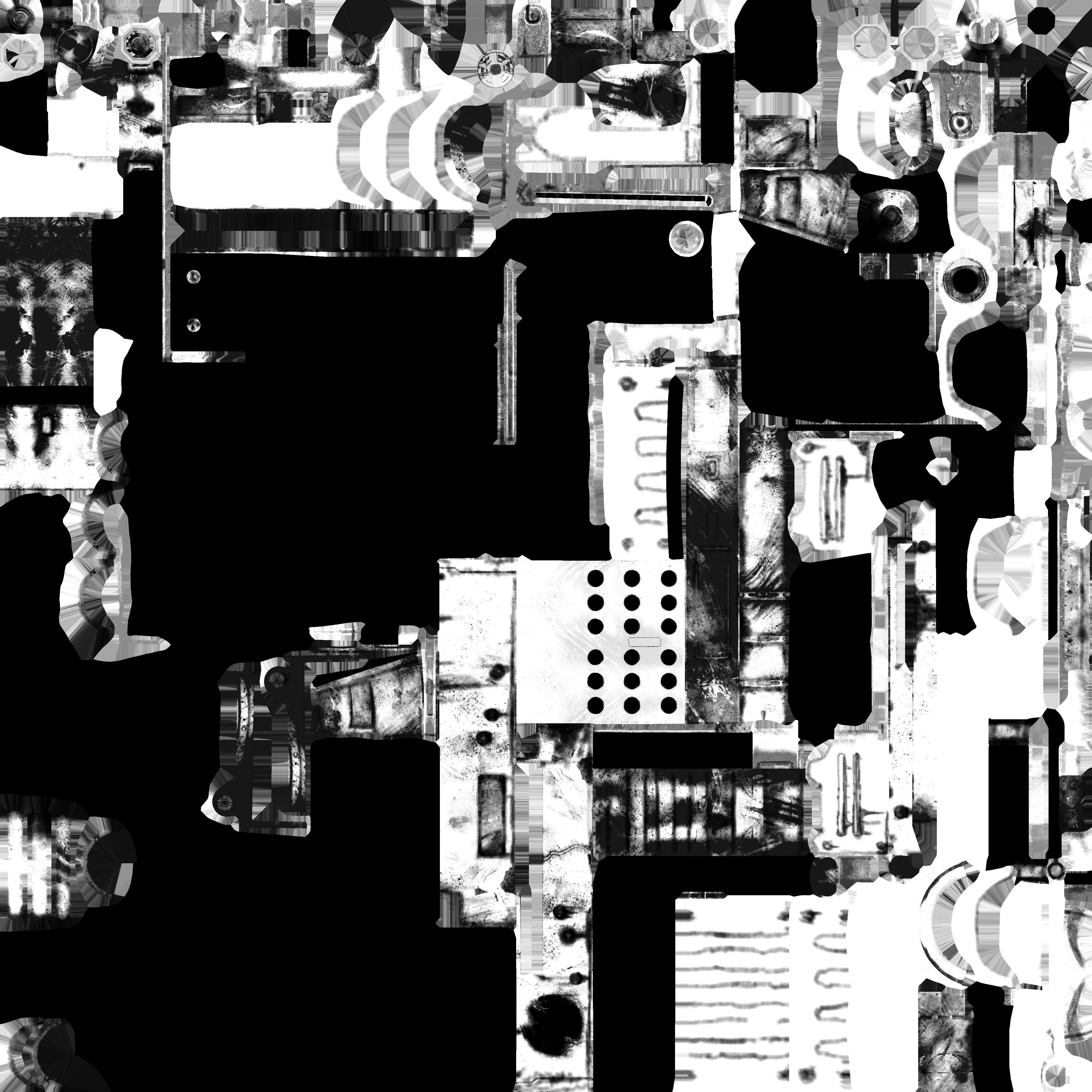 Rust Kalash Low-poly 3D model_37