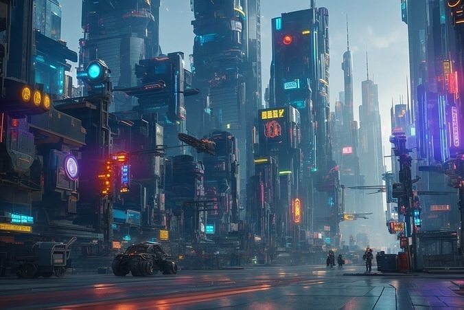 Mystiopolis City of the Future Texture 2
