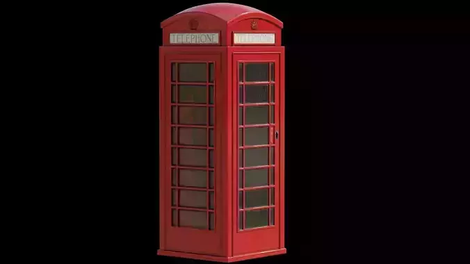 London red telephone booth
