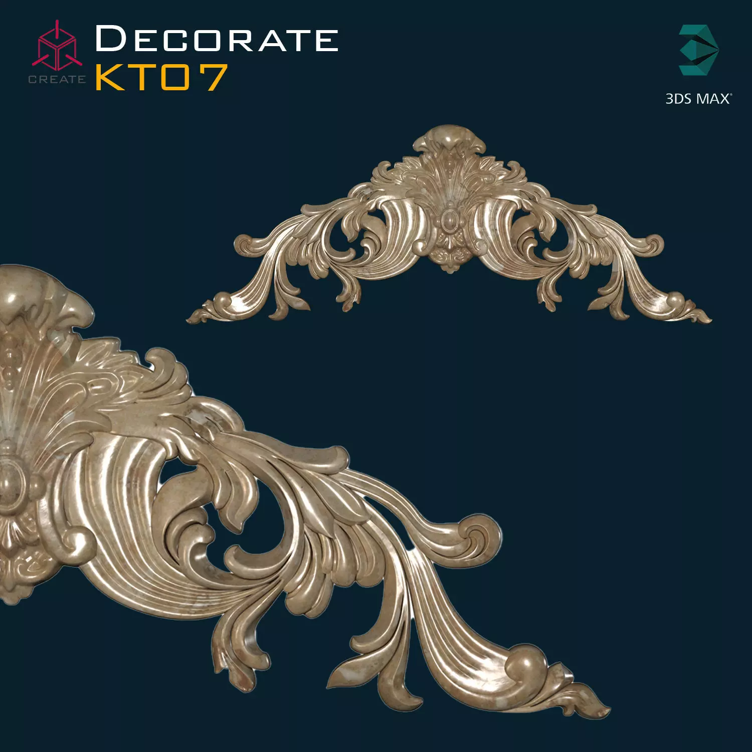 Decoration ornament KT07 3D model_0