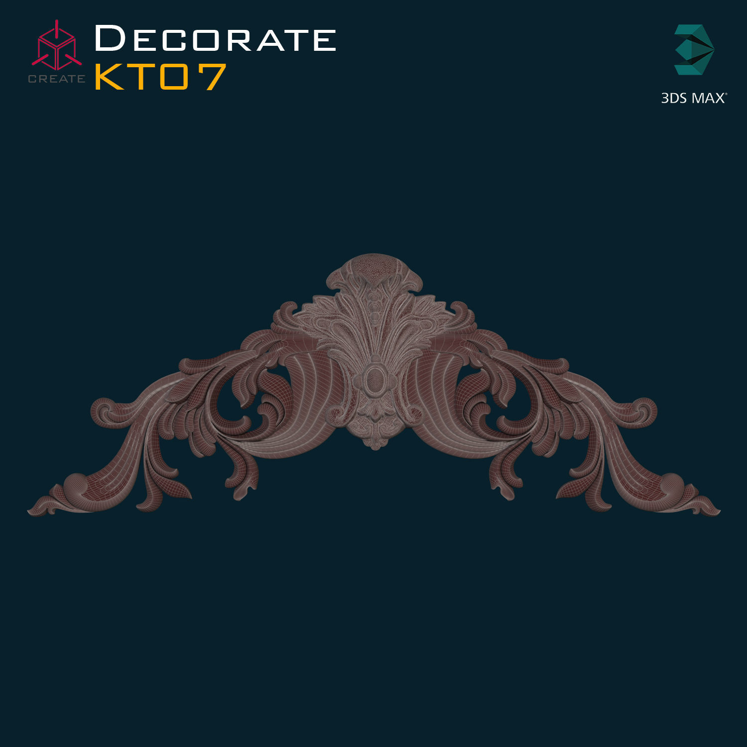 Decoration ornament KT07 3D model_1