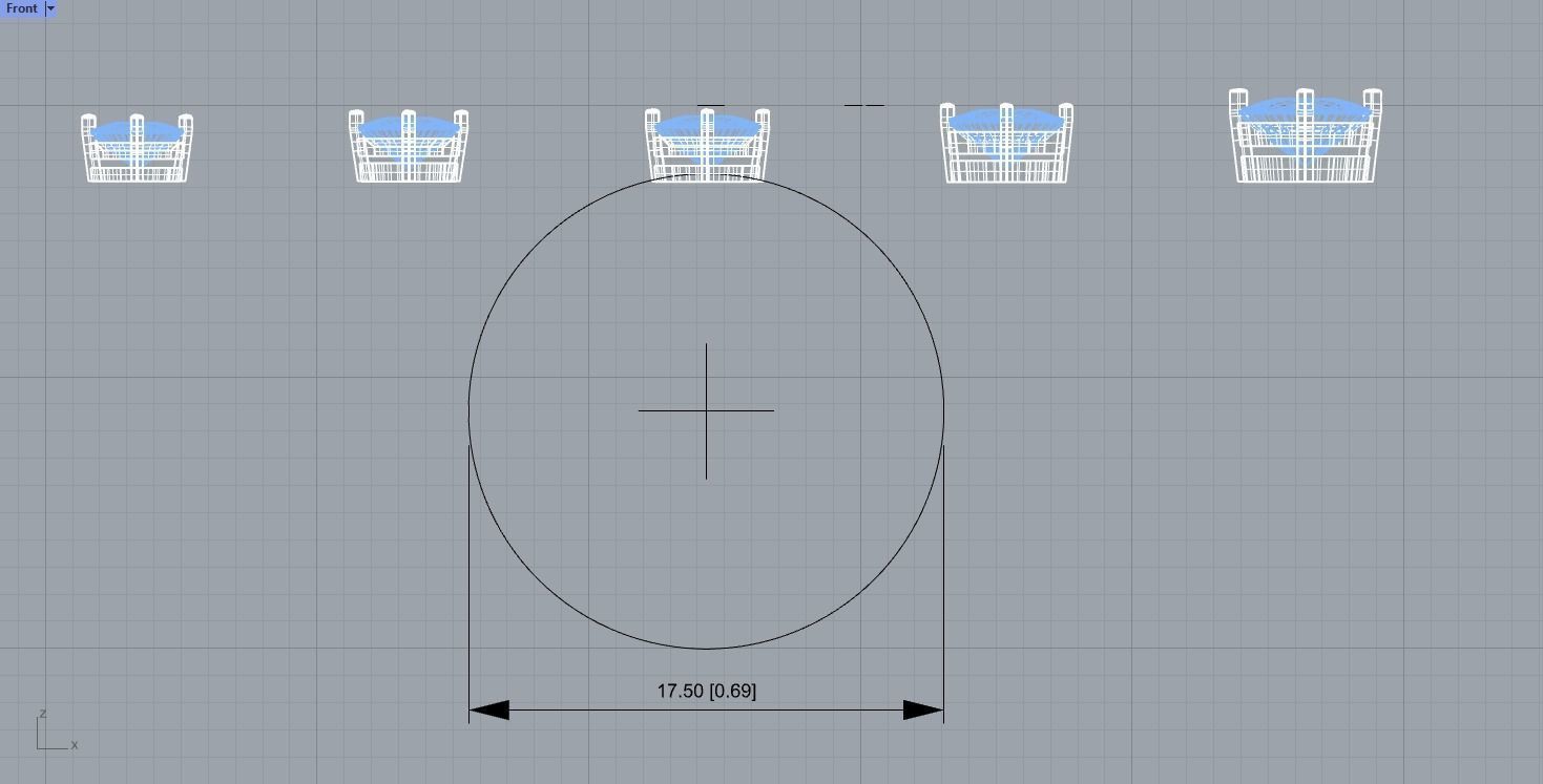 Trillion Cut Stone Setting Collection  Chaton 3D print model_6