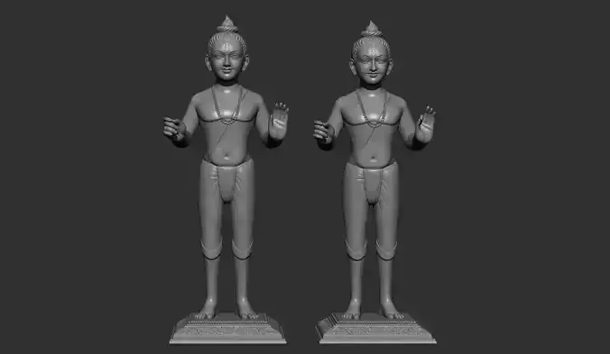 HARIKRISHNA MAHARAJ AND SHRI GUNATITANAND SWAMI 3D print model