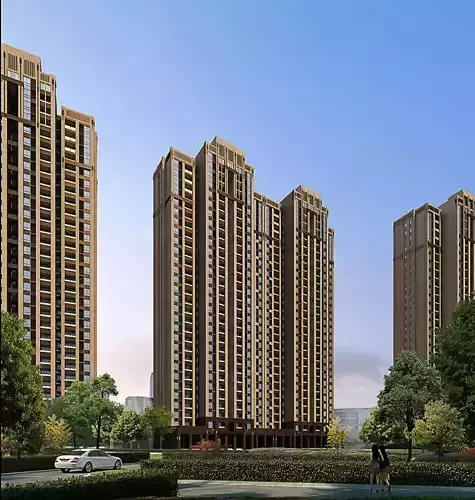 3Dmax fashion city commercial square building 275