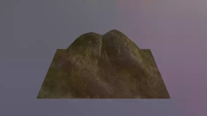 Aerial Grassy and Rocky Mountain 4