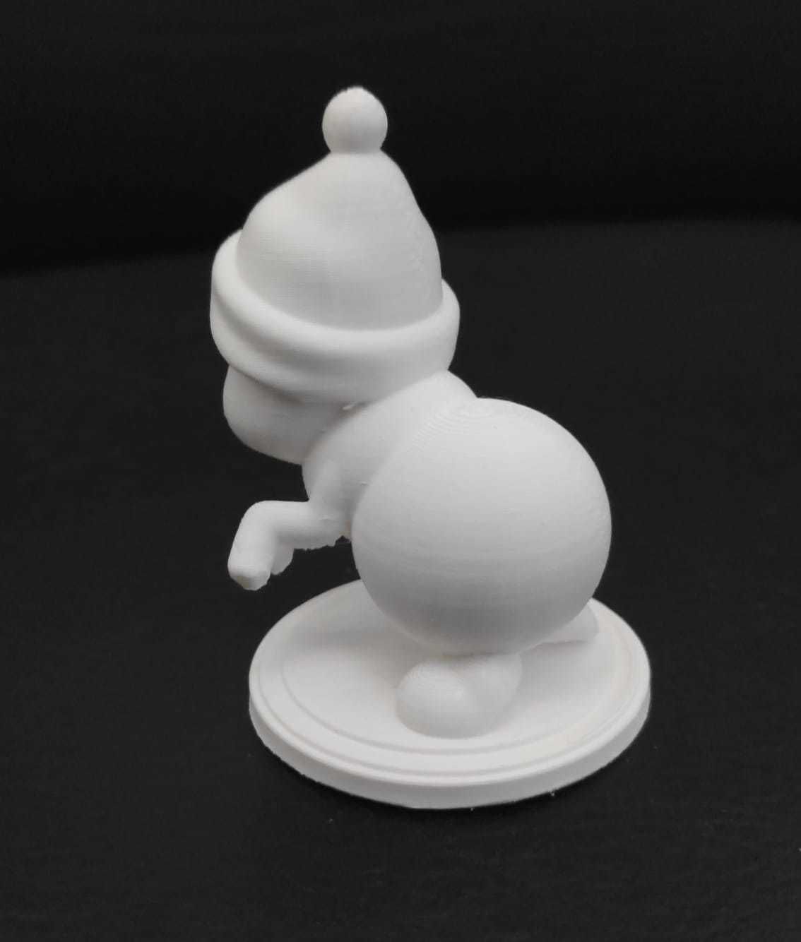 Happy Snowman 3D print model_8