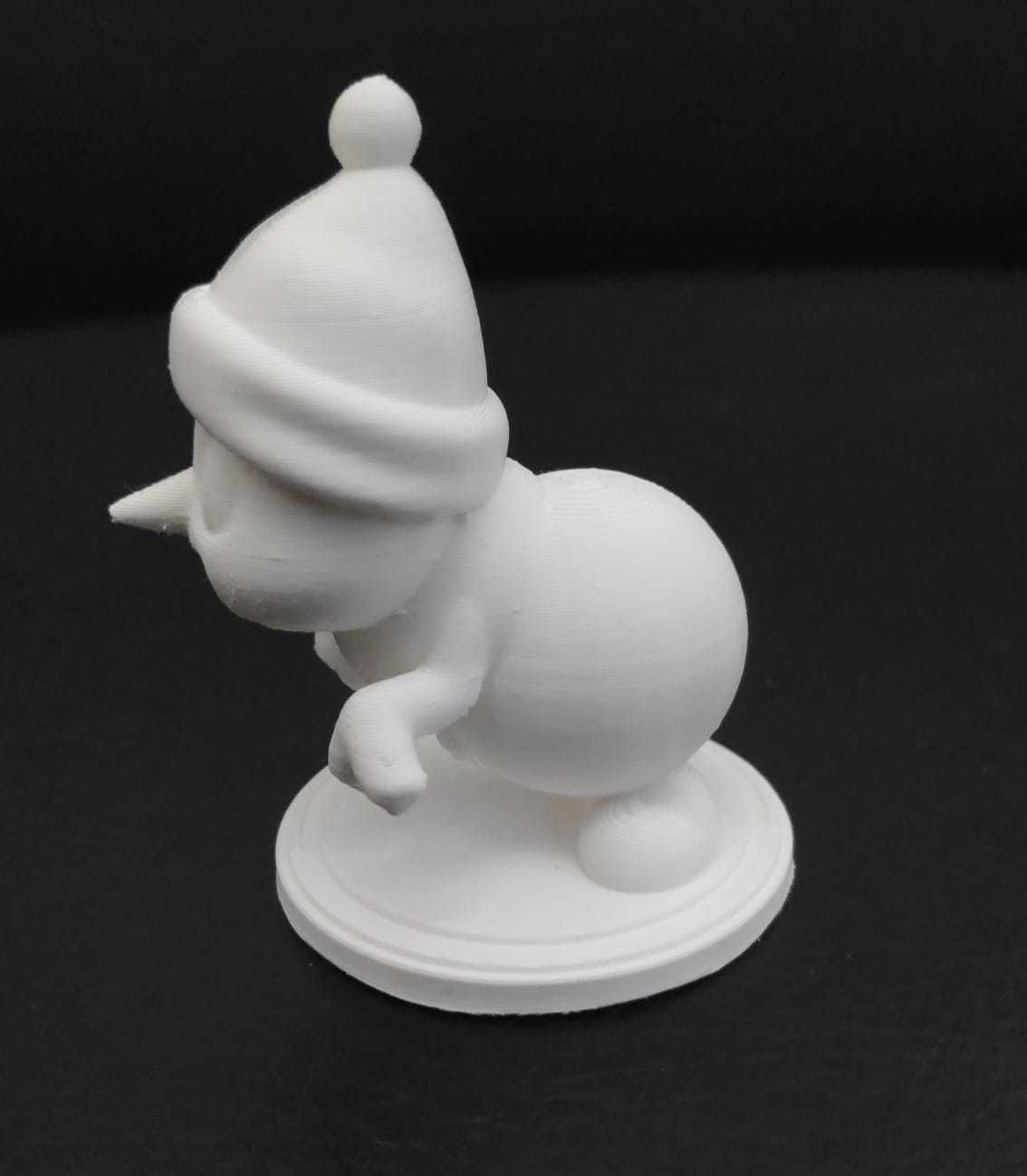Happy Snowman 3D print model_7