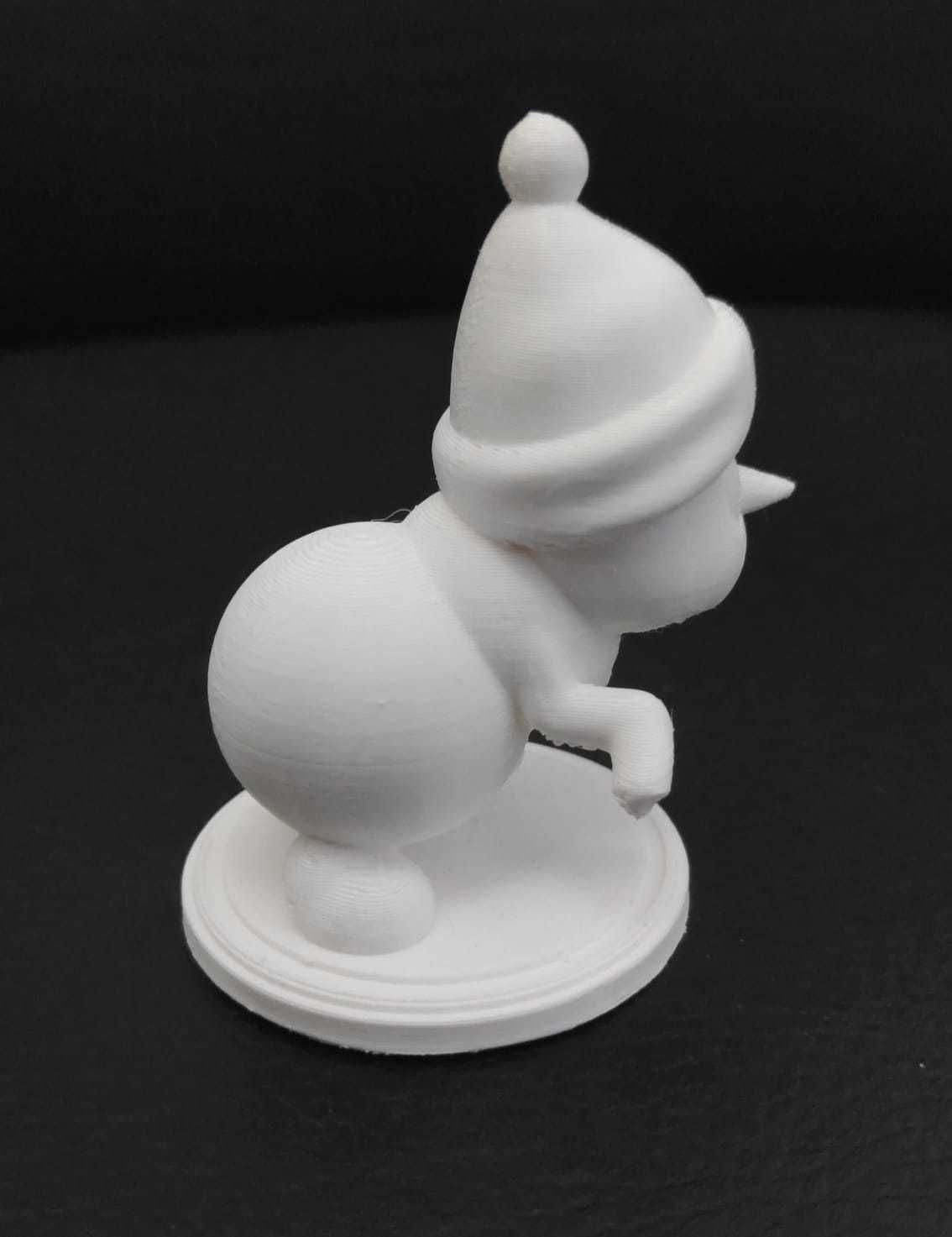 Happy Snowman 3D print model_11