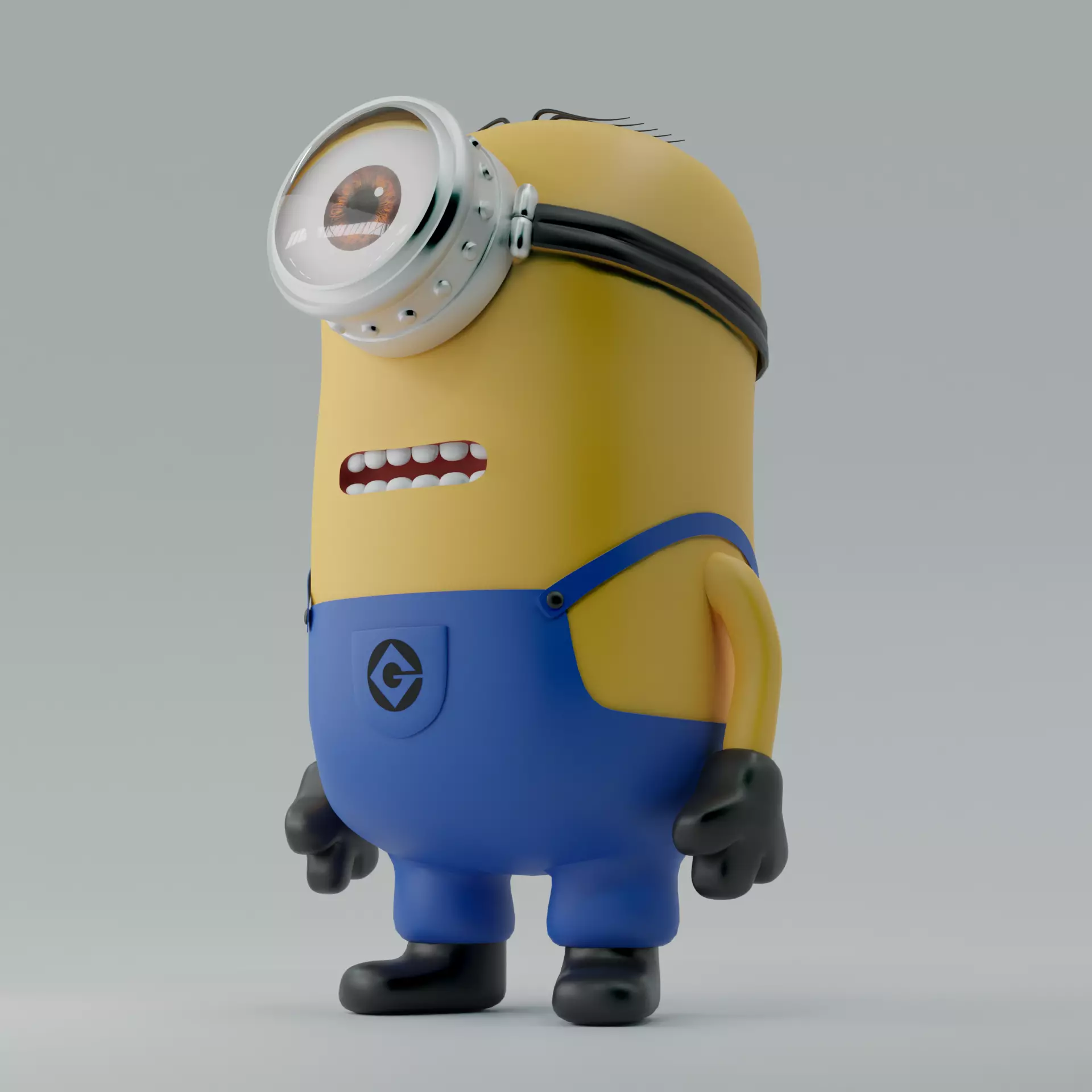 Stuart the Minion Detailed 3D Model - NOT RIGGED 3D model_0
