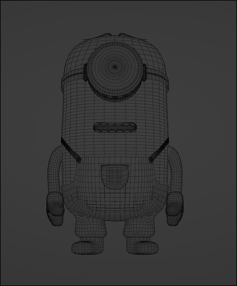 Stuart the Minion Detailed 3D Model - NOT RIGGED 3D model_7