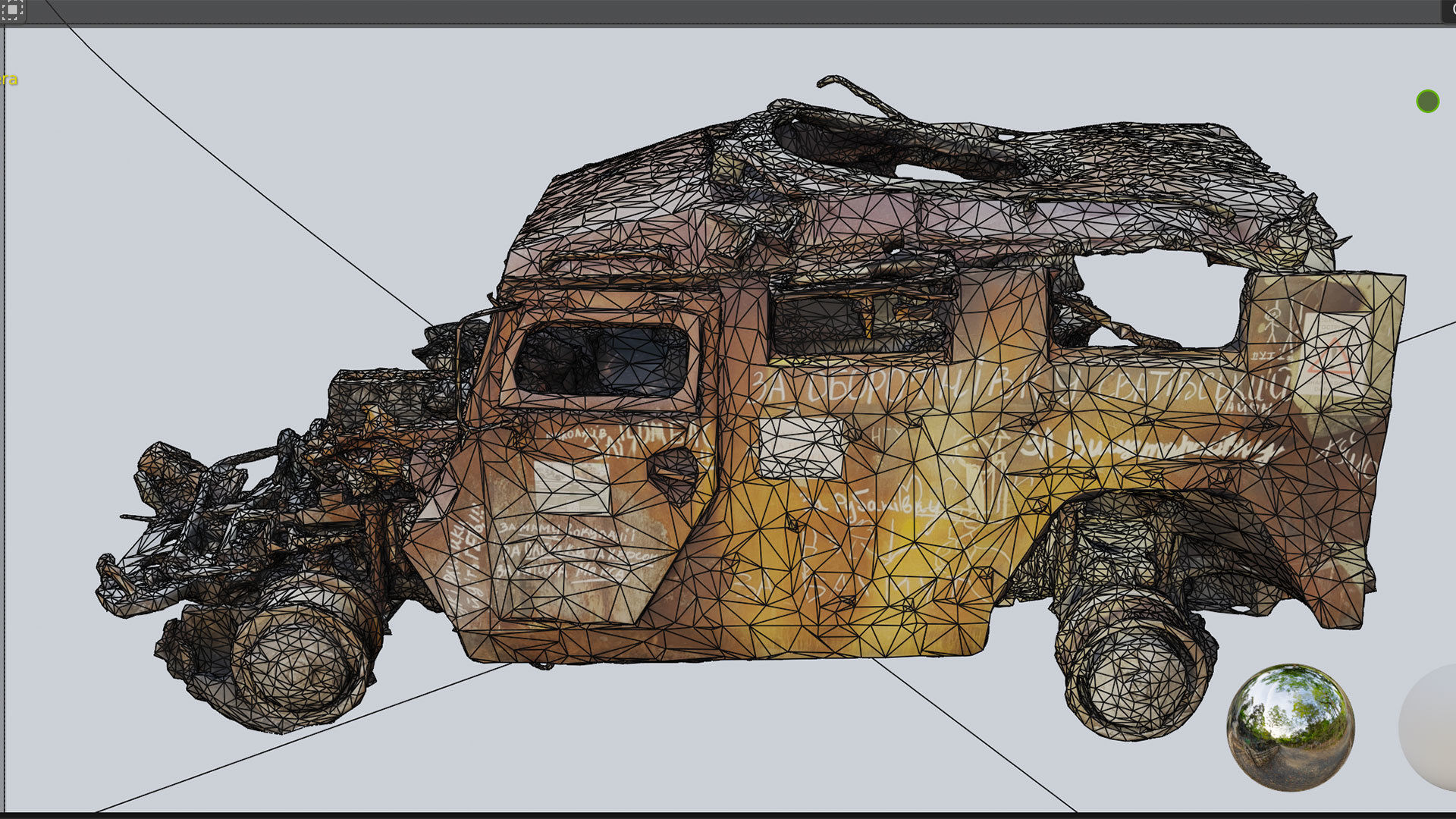 Tigr or Tiger infantry mobility vehicle destroyed in Ukraine  3D model_5