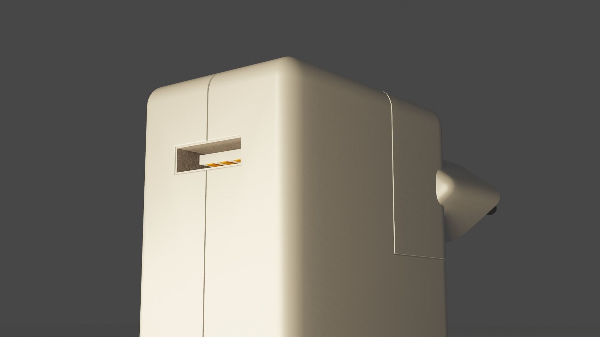 Apple iPad charging plug 3D model_2