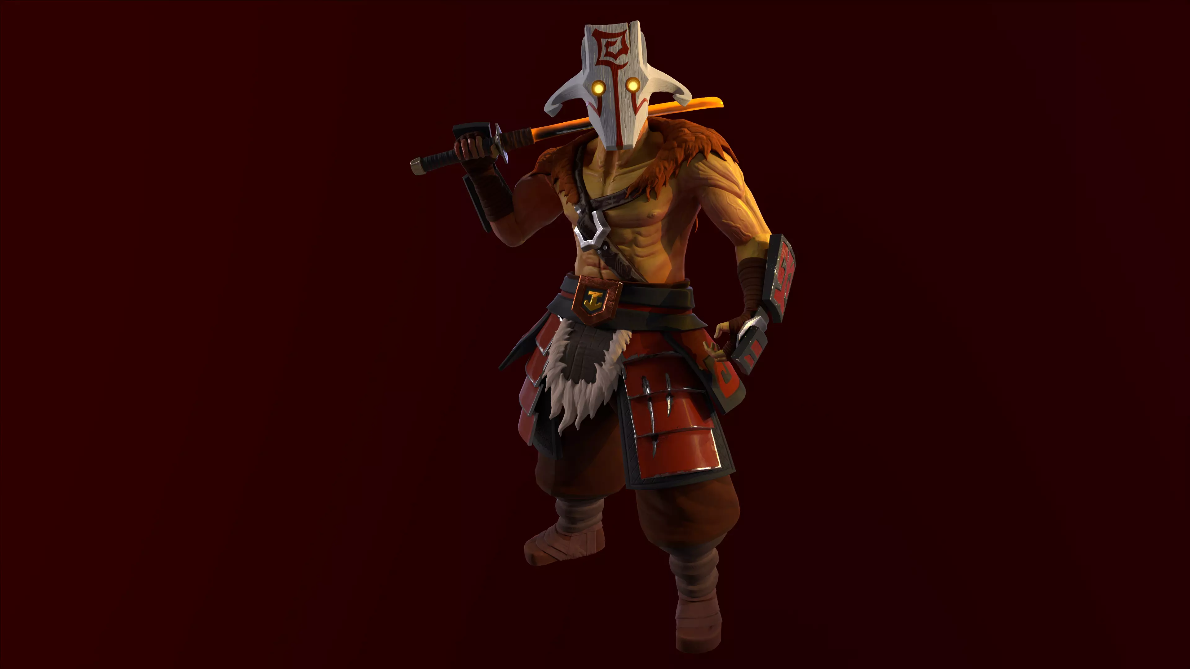 Juggernaut Low-poly 3D model