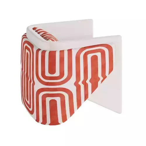 Fun single Arm chair 3D model