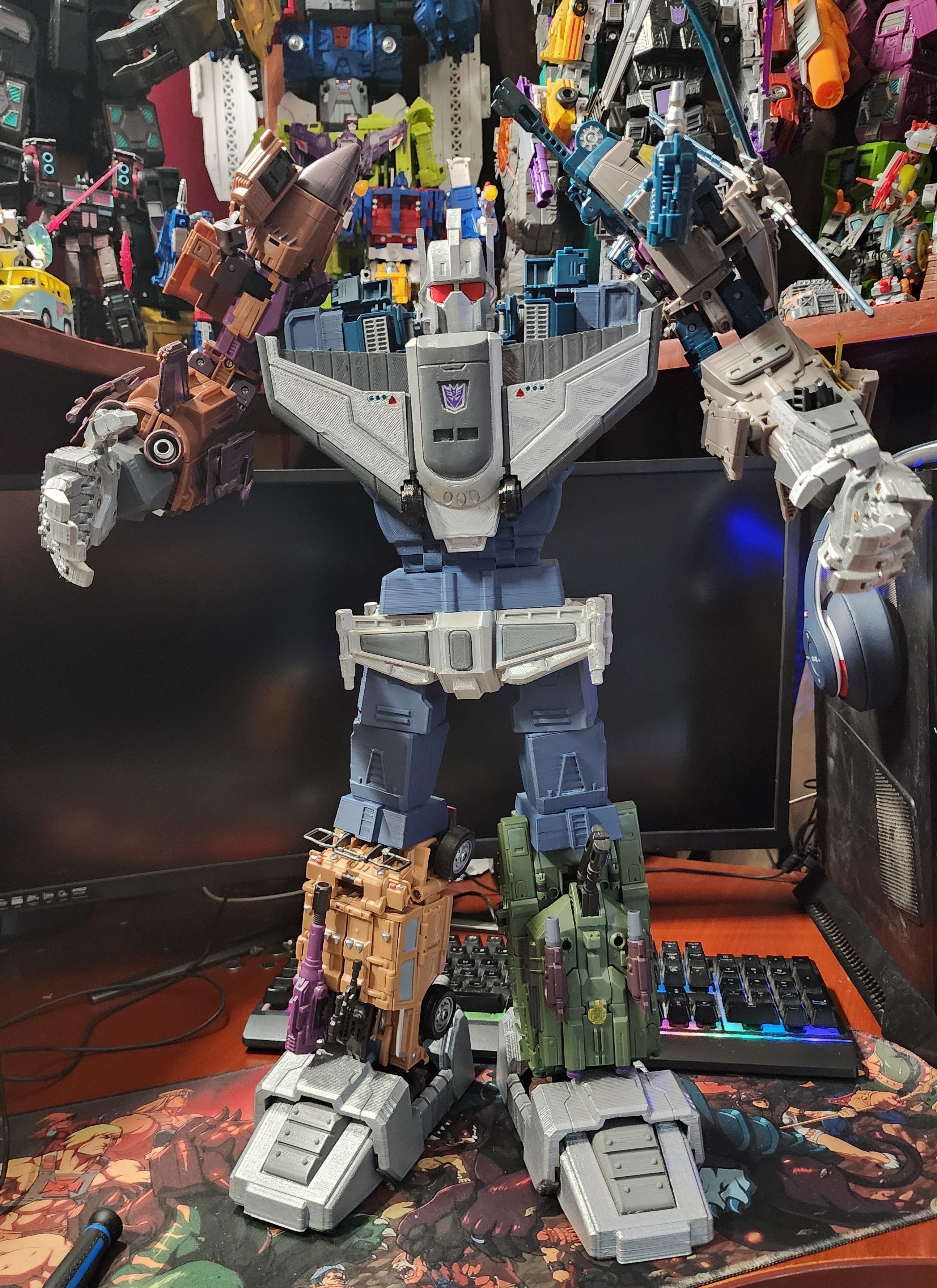 Upgrade Kit for JInbao OS KO of Warabtron Bruticus 3D print model_16