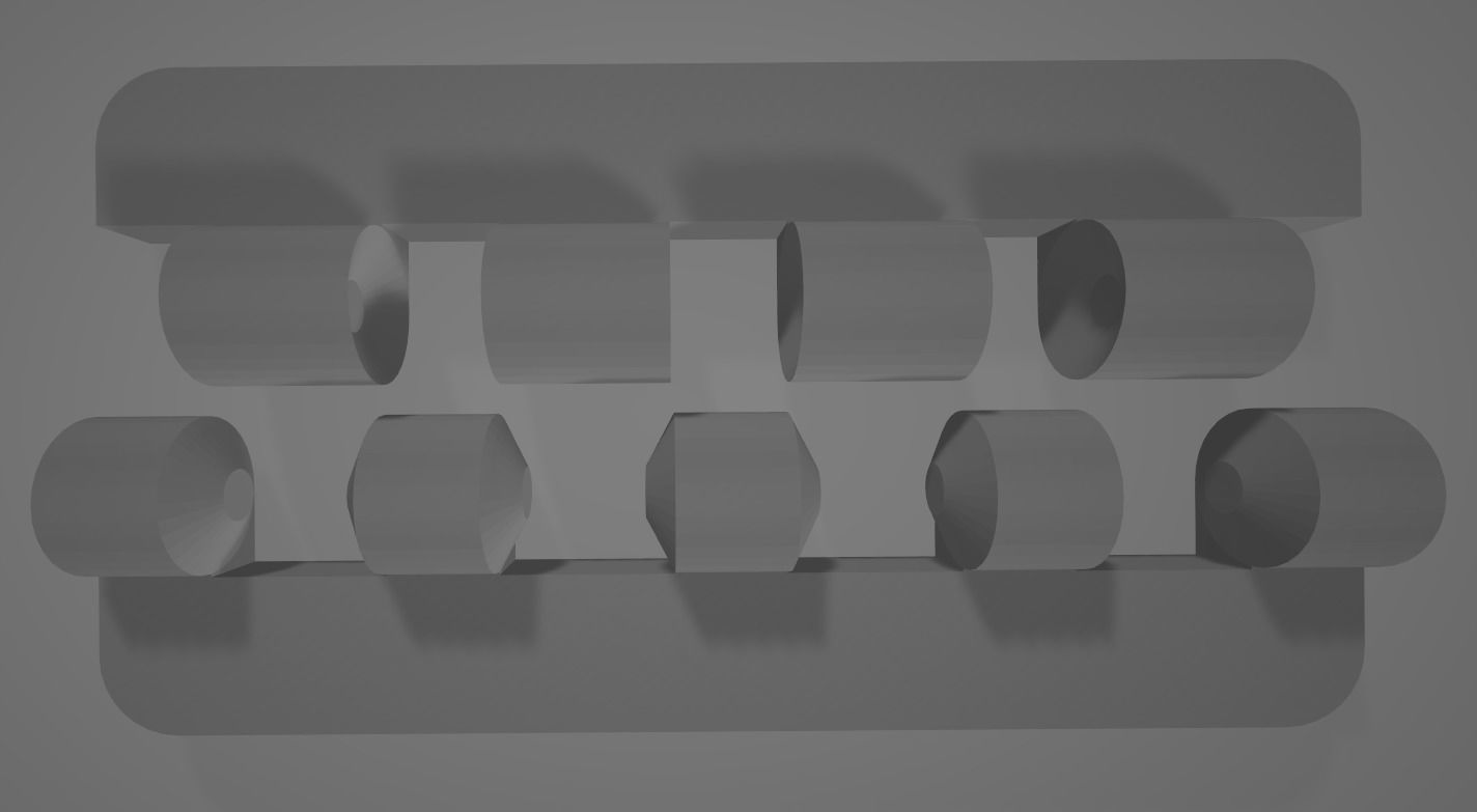 Piano Hinge  Free 3D print model_1