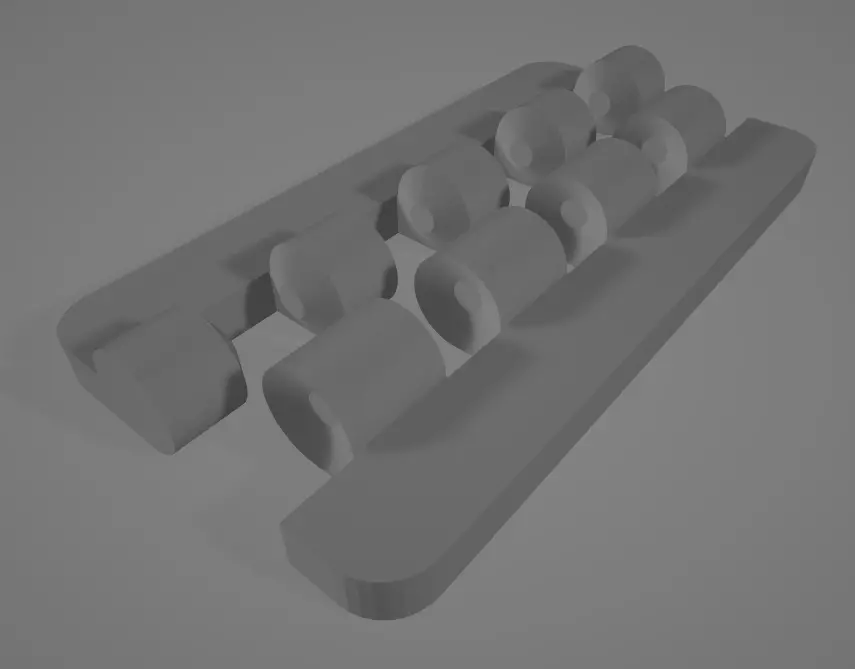 Piano Hinge  Free 3D print model_0