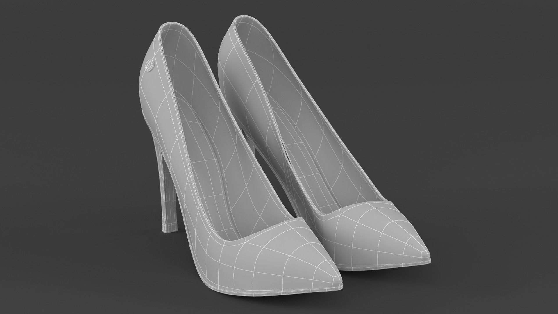 Women Shoes 3D model_9