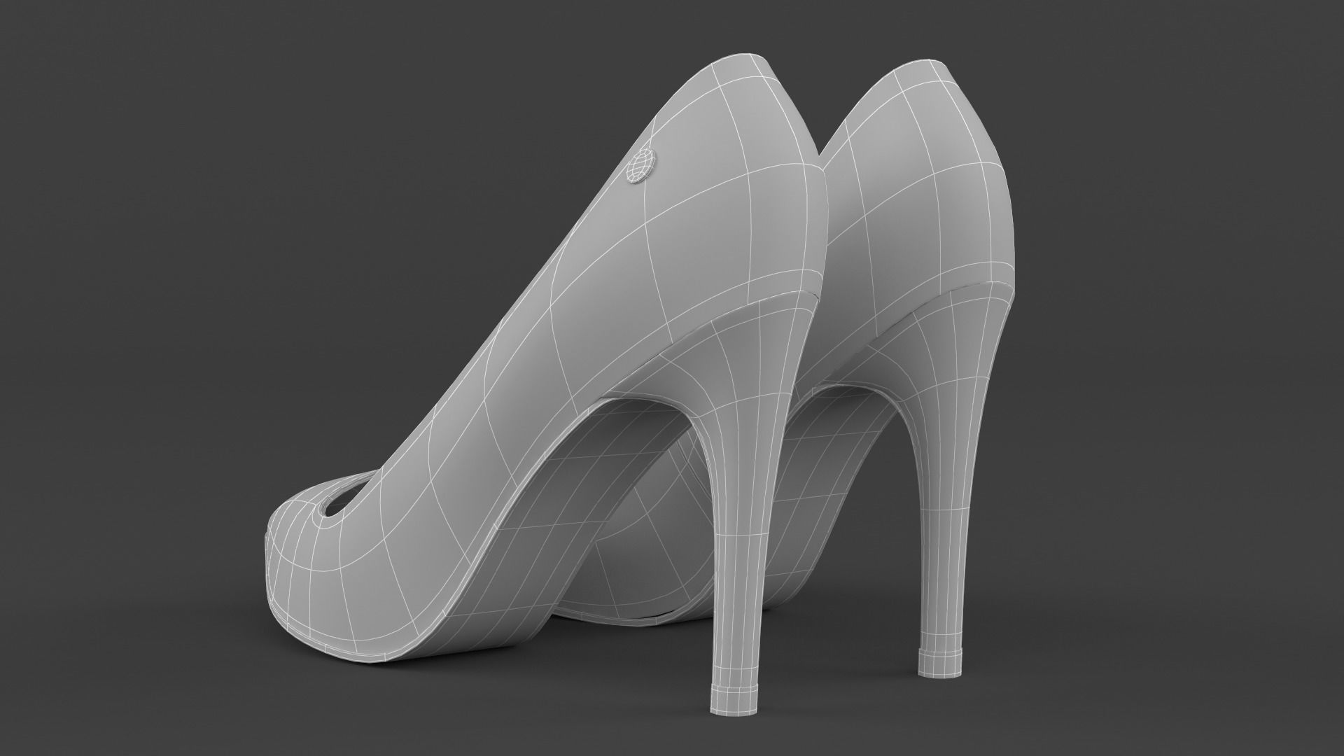 Women Shoes 3D model_8