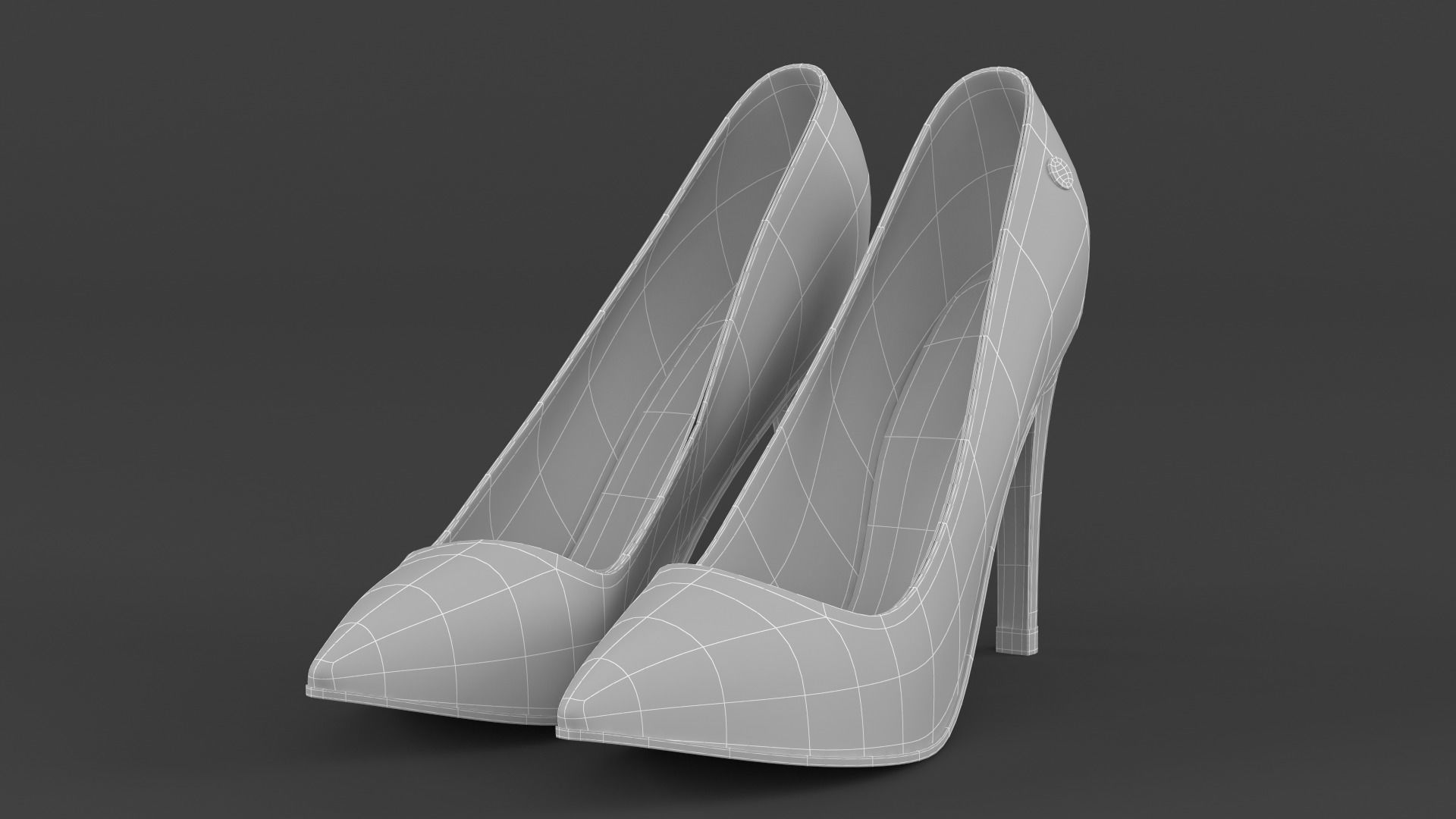 Women Shoes 3D model_5