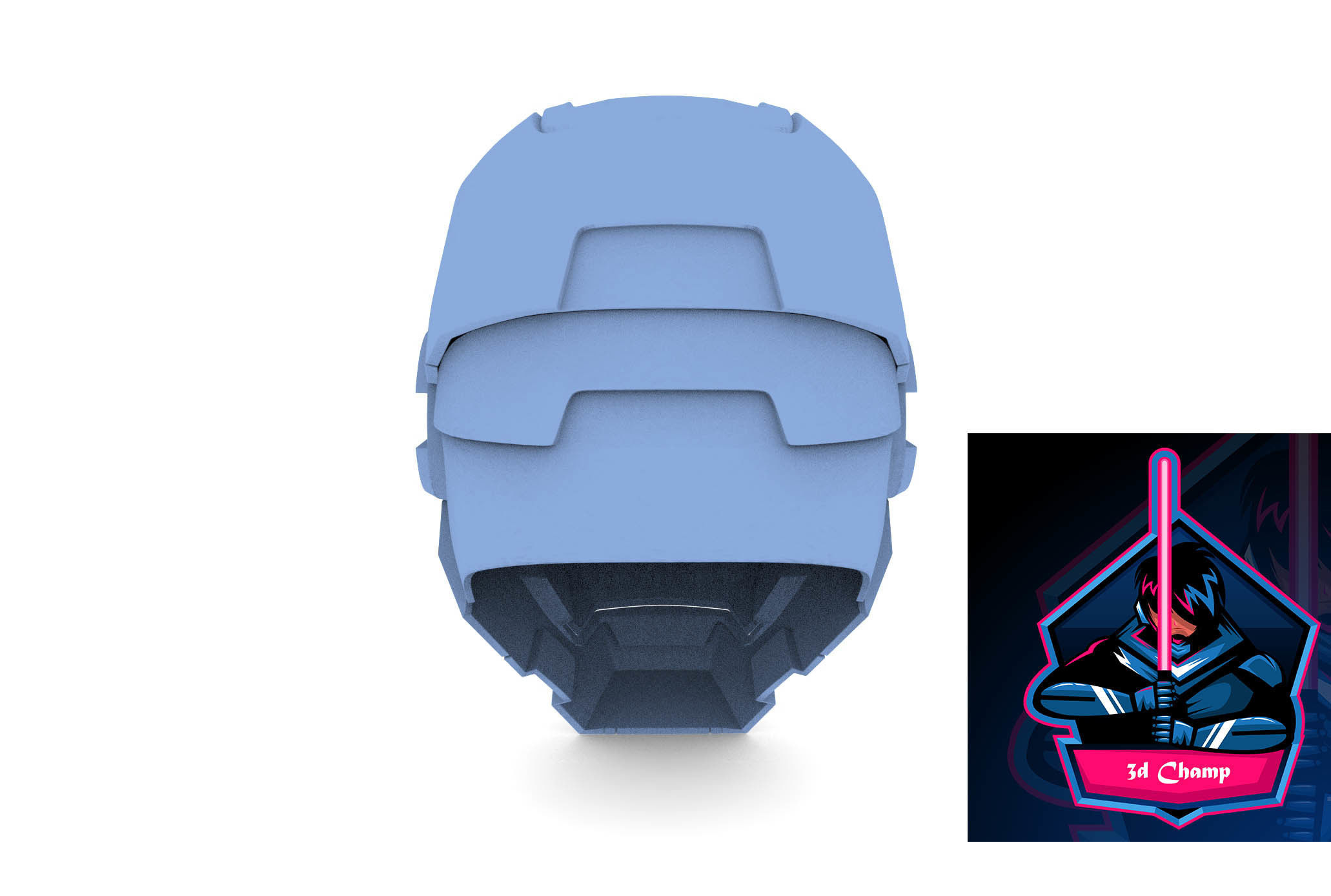 IRON MAN WAR MACHINE HELMET READY TO 3D PRINT 3D model_2