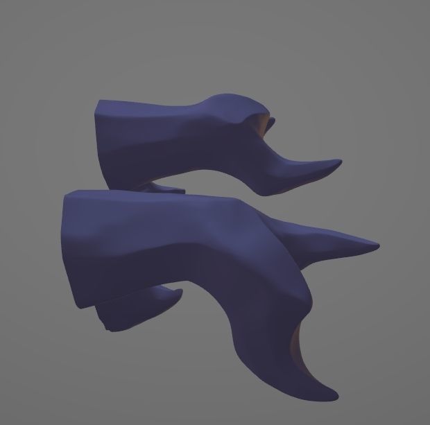 Ling horns arknights 3D print model_2