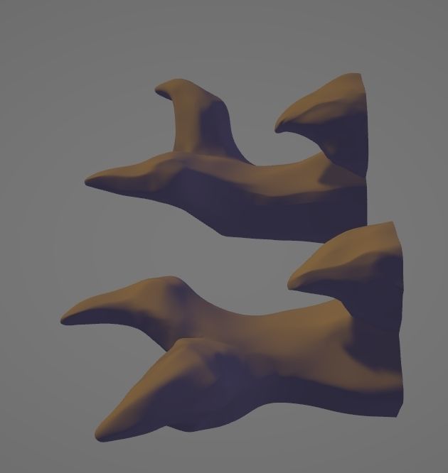 Ling horns arknights 3D print model_1