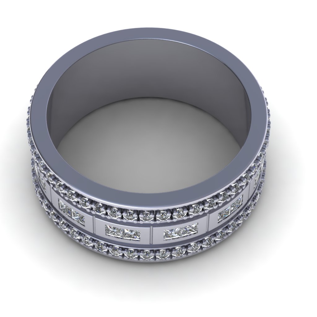 Wedding Band 3D print model_4