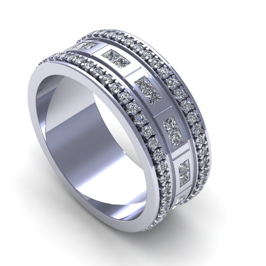 Wedding Band 3D print model_1