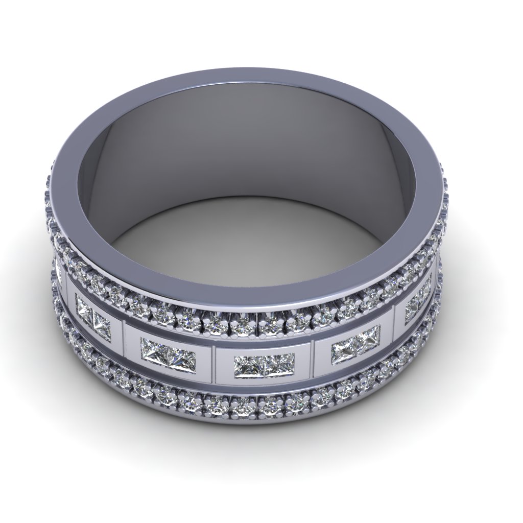 Wedding Band 3D print model_3