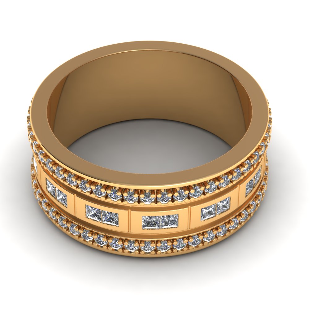 Wedding Band 3D print model_5