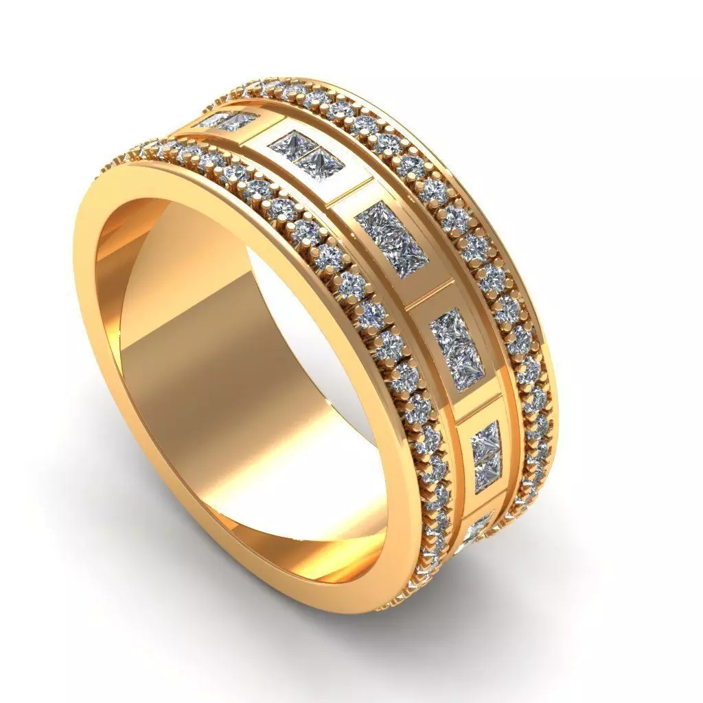 Wedding Band 3D print model_0