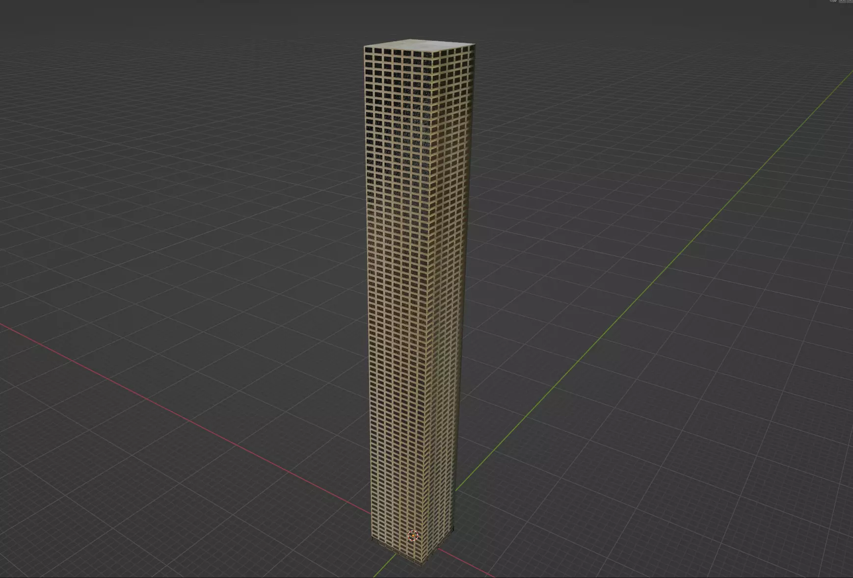 first test building Free 3D model_0