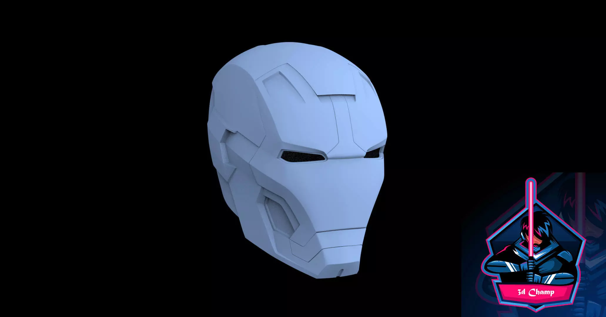 IRONMAN MK43 HELMET READY TO 3D PRINT 3D model_0