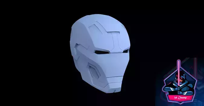 IRONMAN MK43 HELMET READY TO 3D PRINT