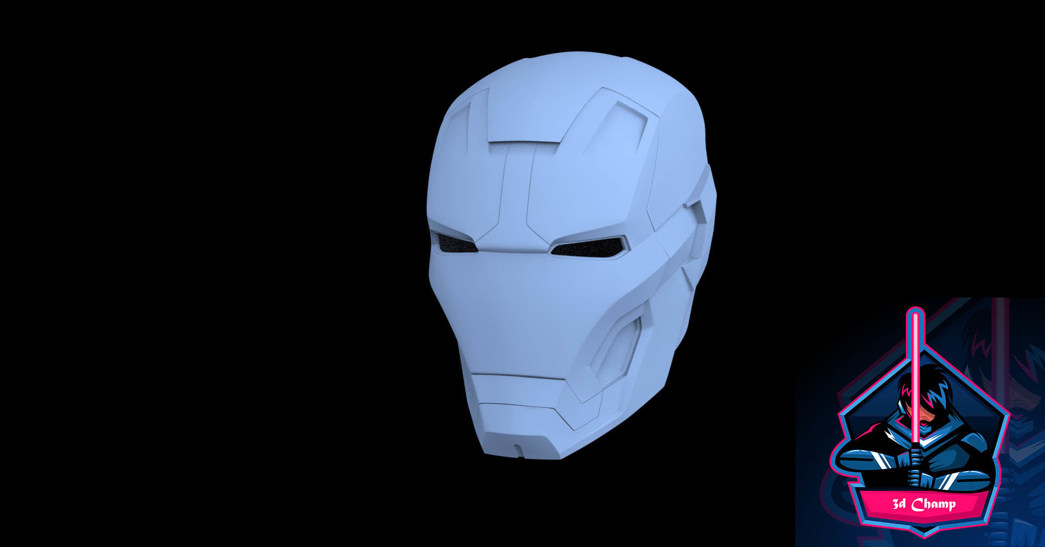 IRONMAN MK43 HELMET READY TO 3D PRINT 3D model_2