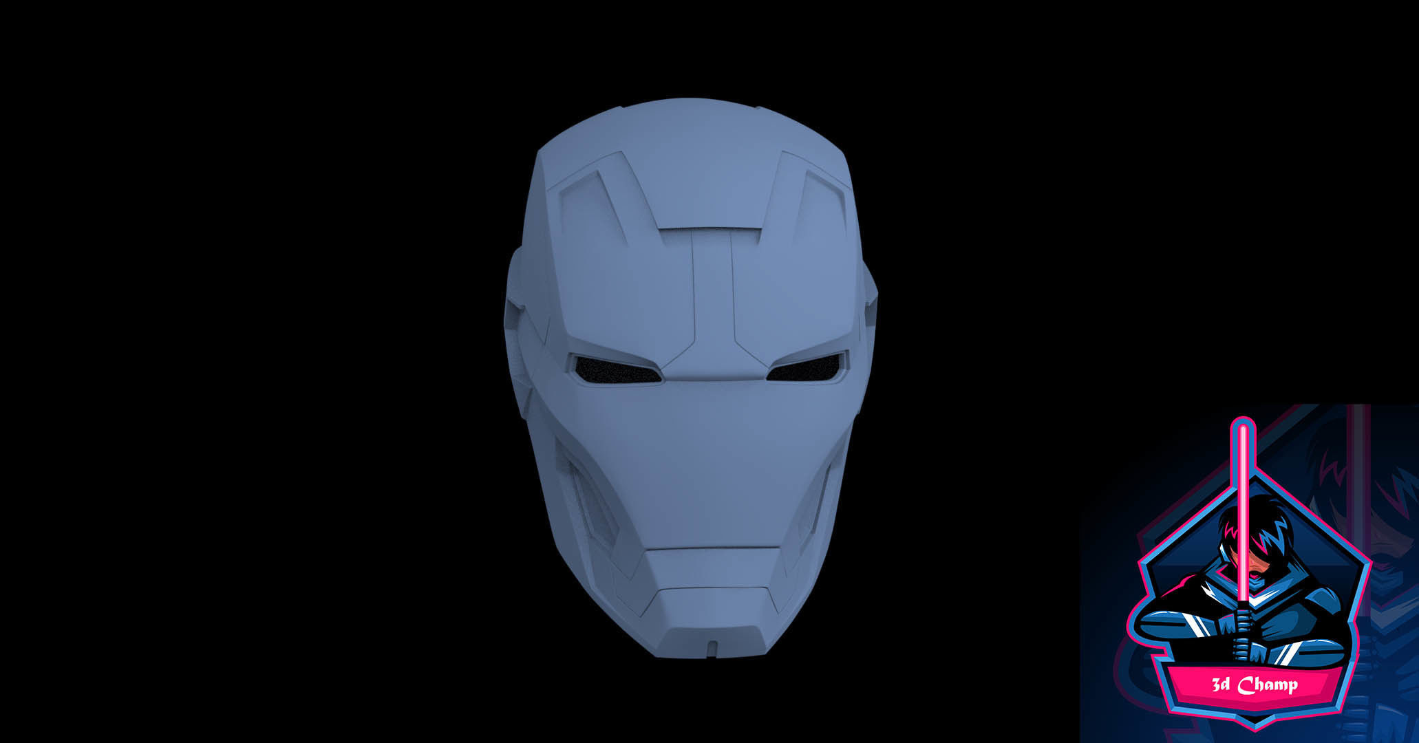 IRONMAN MK43 HELMET READY TO 3D PRINT 3D model_1